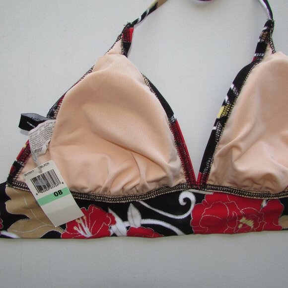 Be Creative Black Floral Bikini - Sz 8 - NEW - Picture 5 of 9